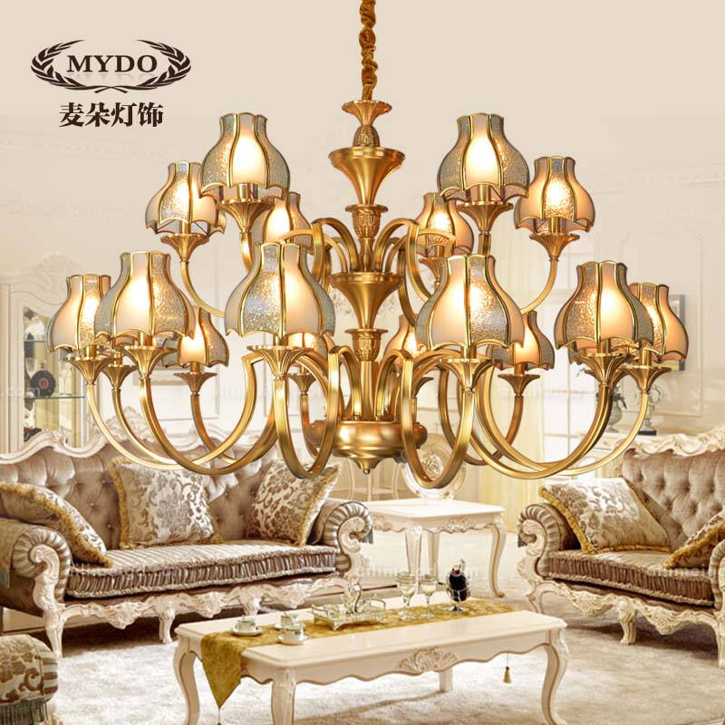 優雅歐式風范 麥朵全銅吊燈，點亮家居的藝術格調